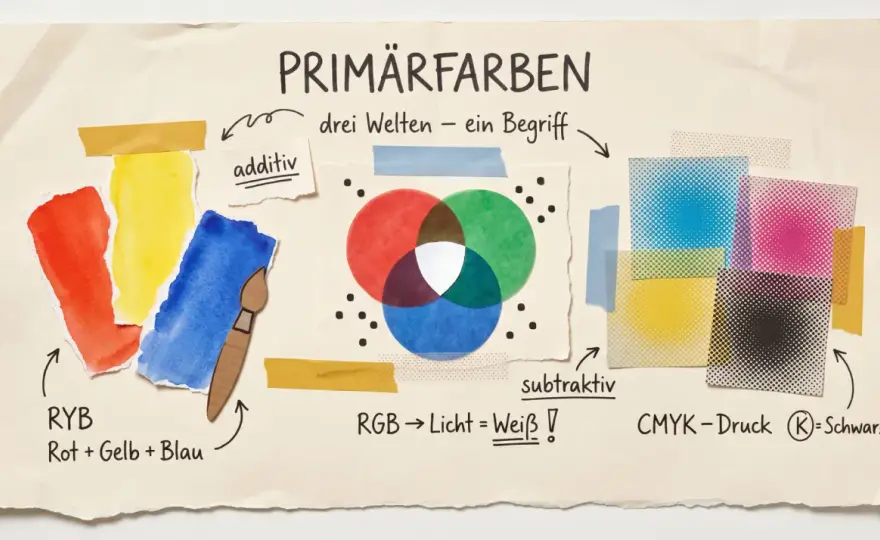 Grundfarben: Wie viele sind es wirklich? RGB, CMYK & RYB