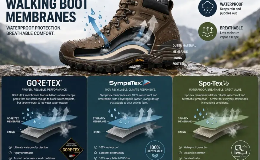 OutDry vs GORE-TEX Hiking Shoes - Which Membrane Fits Best?