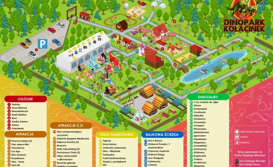 Dinopark Kołacinek - Atrakcje, ceny biletów i plan udanego wyjazdu