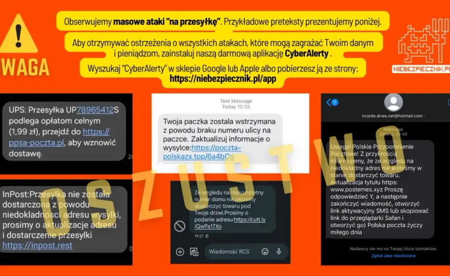 Fałszywe SMS-y o paczkach - jak nie dać się oszukać na kuriera?