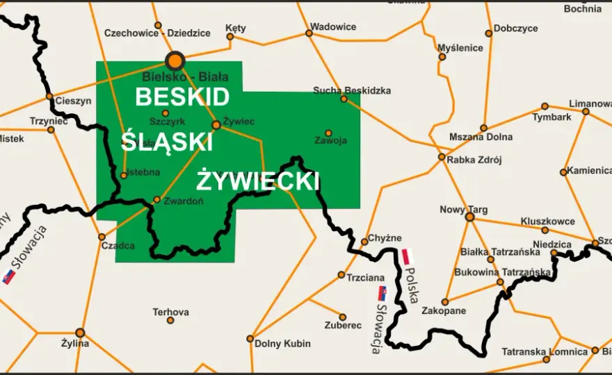 Beskid Morawsko-Śląski - Jak go czytać na mapie i w terenie?