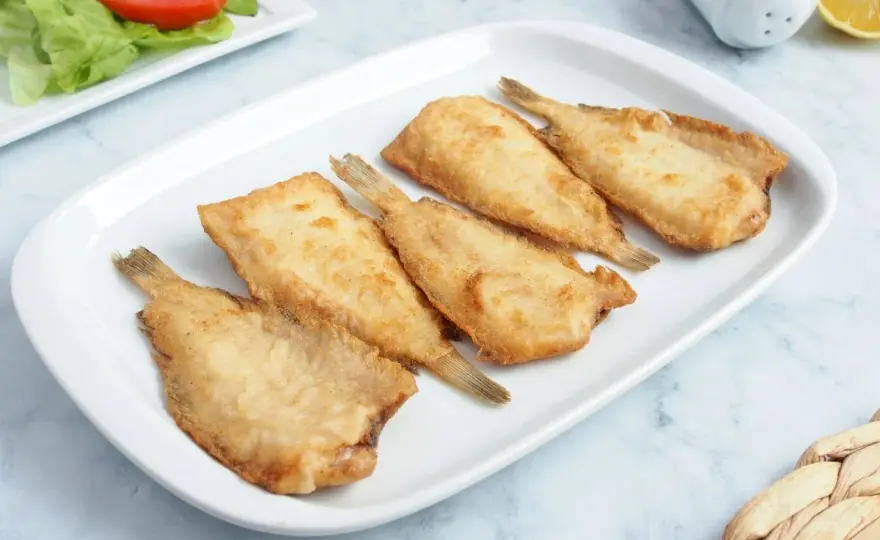 Acedías fritas crujientes y jugosas, con el punto perfecto