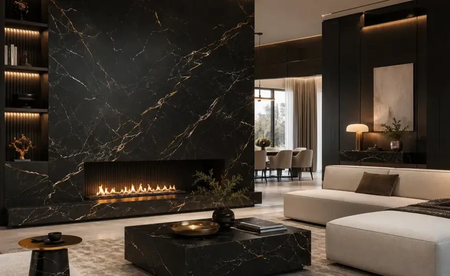 Marmo nero a pavimento - Guida definitiva per un design perfetto