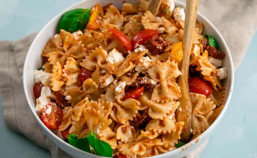 Nudelsalat mit getrockneten Tomaten - Das beste Rezept