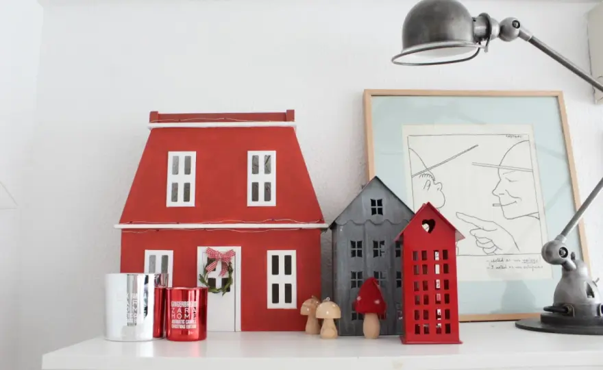 Casitas de navidad de madera con un acabado que sí funciona