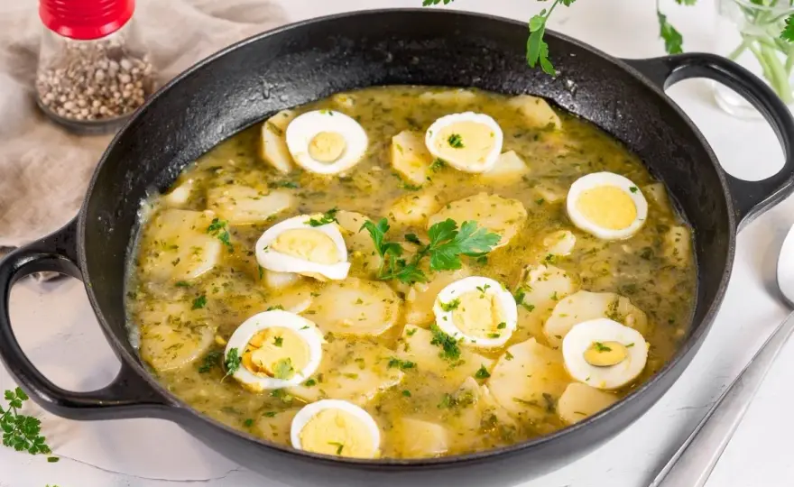 Patatas en salsa verde - El secreto para que queden perfectas