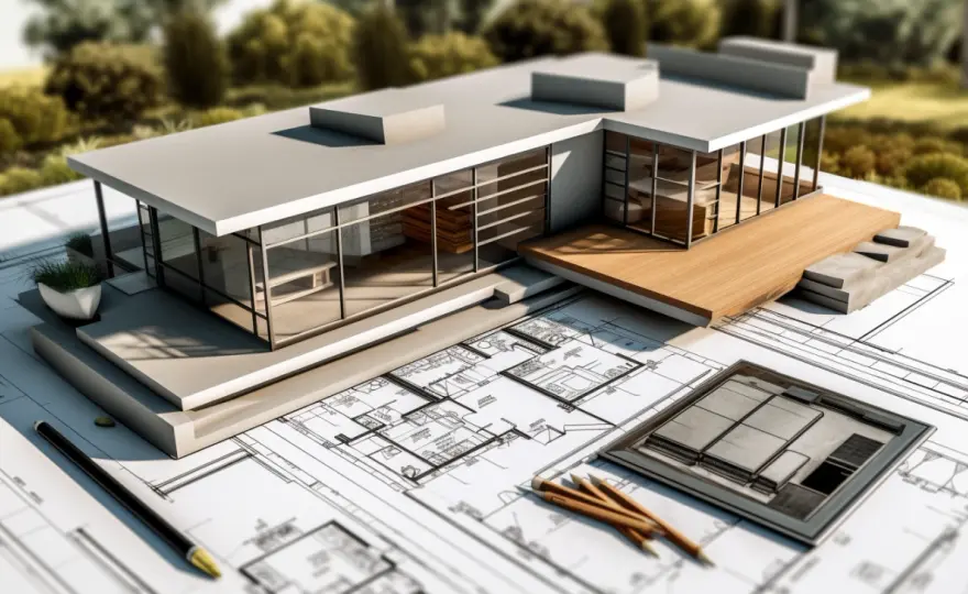 Projekt domu parter - Nowoczesne projekty i rysunki