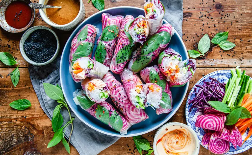 Vietnamesiska vårrullar med kyckling - så lyckas du