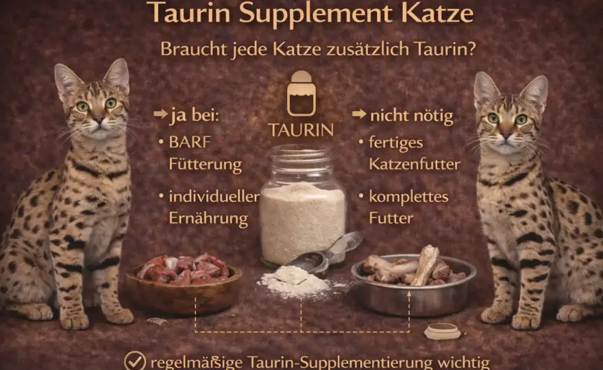 Taurin bei Katzen - welches Futter sicher versorgt