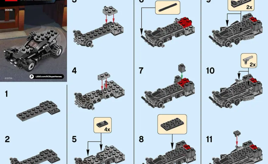 Jak zbudować samochód z LEGO? Instrukcja krok po kroku