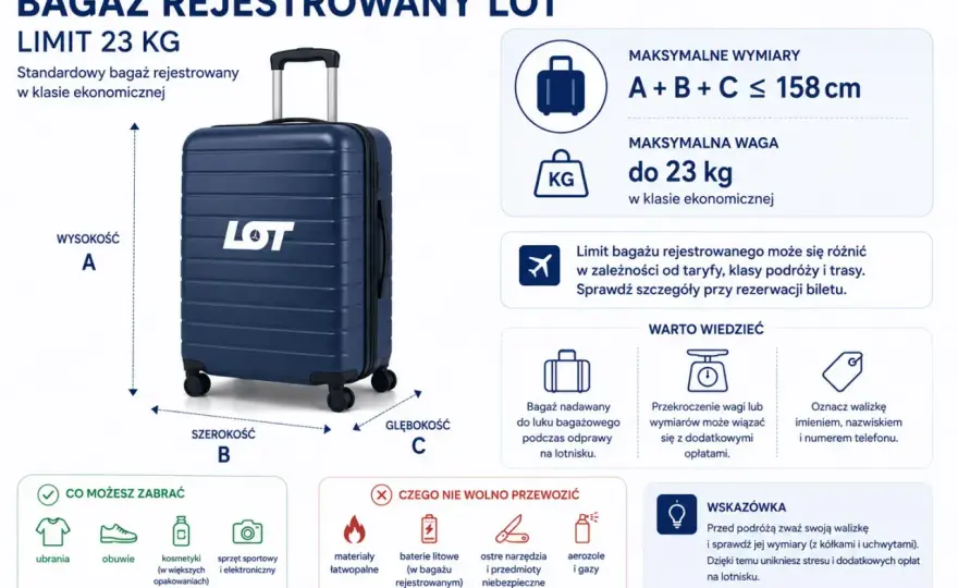 Ryanair bagaż rejestrowany - limity, ceny i co zrobić przy nadbagażu