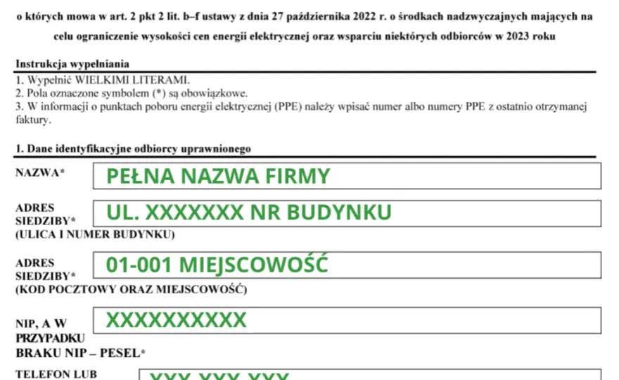 Jak złożyć wniosek o zwiększenie limitu prądu i uniknąć błędów