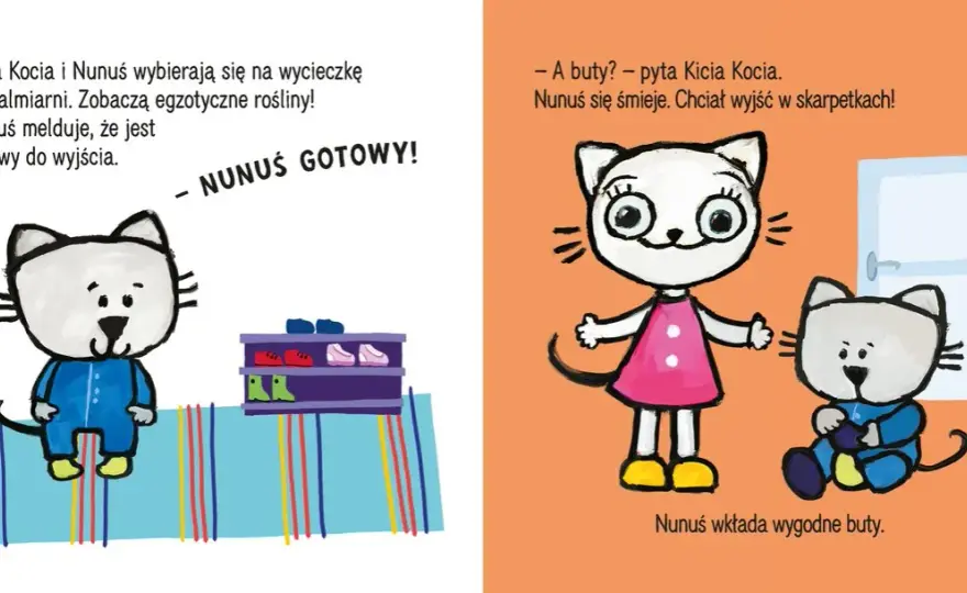 Kicia Kocia w co się ubierzemy - naucz dziecko dobierać strój do pogody