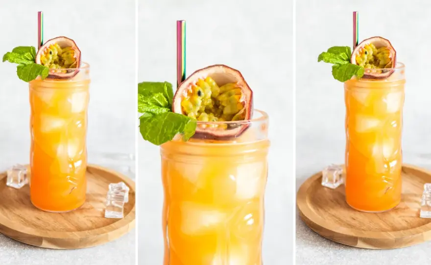 Pyszny drink z Passoa i Malibu - przepis na Havana Sunrise