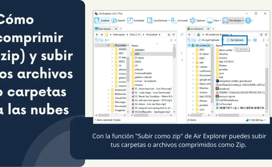 Carpeta Comprimida - ZIP vs. Nube: ¿Cuándo Usar Cada Uno?