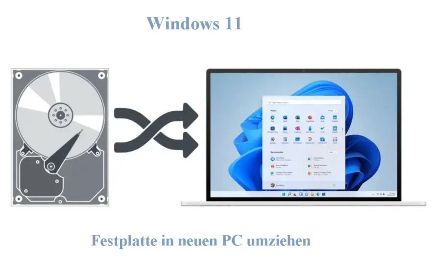 Windows 11 auf neuen PC umziehen - So klappt der Wechsel!