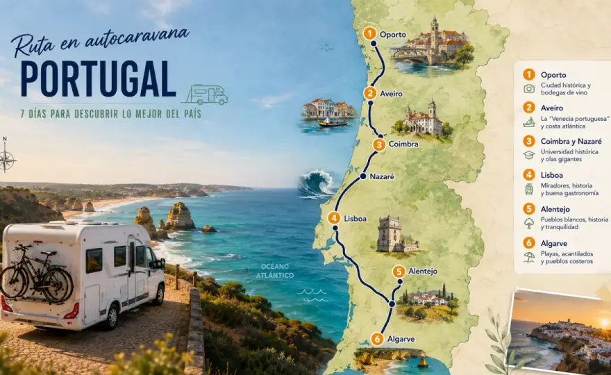 Oporto en autocaravana - Guía para viajar sin estrés