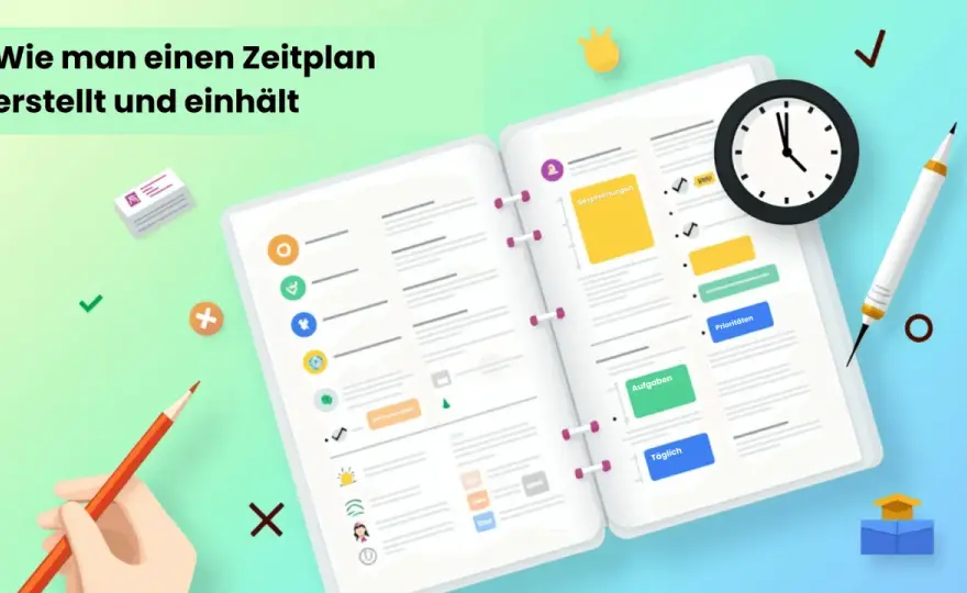 Zeitplan online erstellen - der Plan, der wirklich trägt