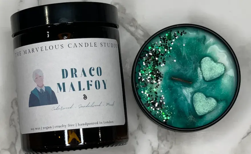 Świeczka o zapachu Draco Malfoy – odkryj wyjątkowe aromaty i marki