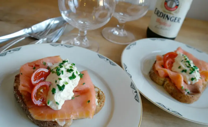 Gravad lax macka som håller ihop och smakar rätt