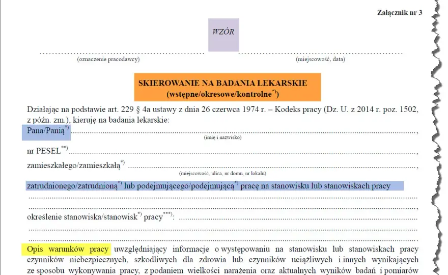 Badania profilaktyczne pracowników - Jak uniknąć błędów w skierowaniu?