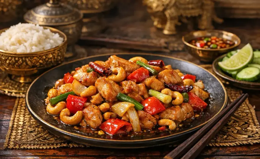 Pad med Mamuang - Så lyckas du med thailändsk cashewkyckling