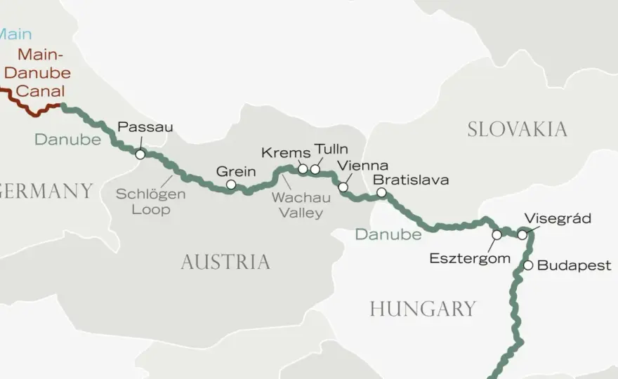 How to Travel from Passau to Vienna by Train, Car, Bus or Cruise