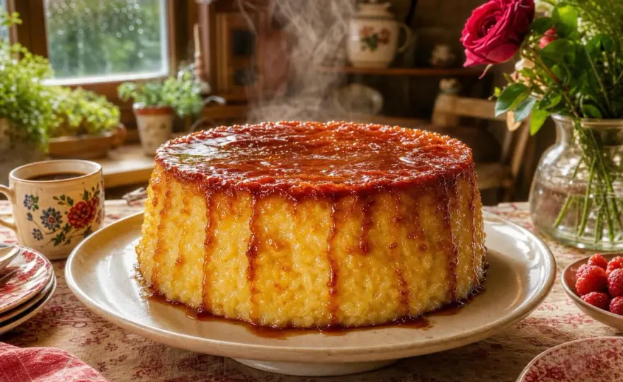 Gâteau de riz au four parfait - Le secret d'une tenue fondante
