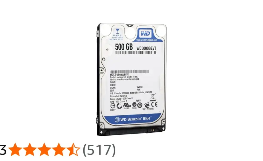 WD5000BEVT - Lohnt sich die alte Notebook-HDD noch?