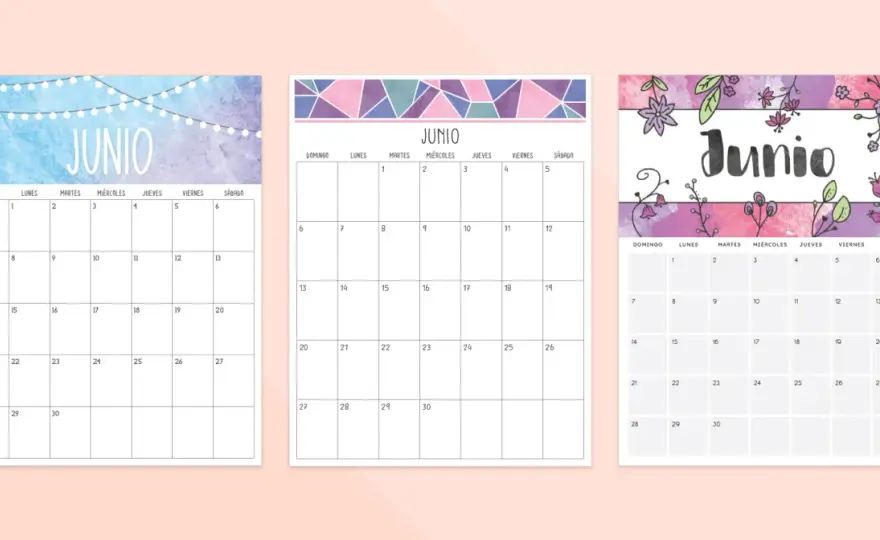Calendario de junio: ¿Cómo usarlo para un mes sin estrés?