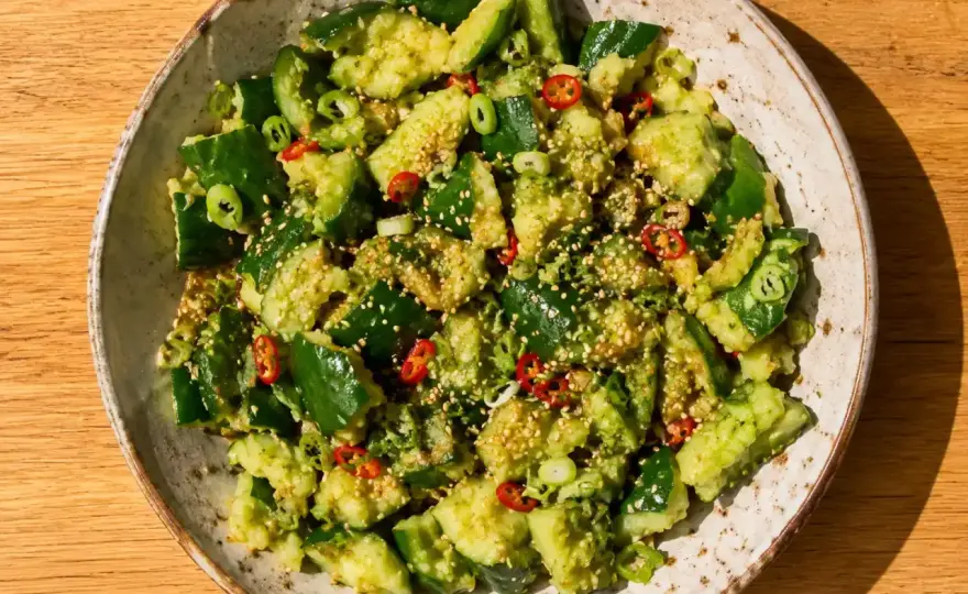 Asiatisk gurksallad - Så får du den perfekt krispig