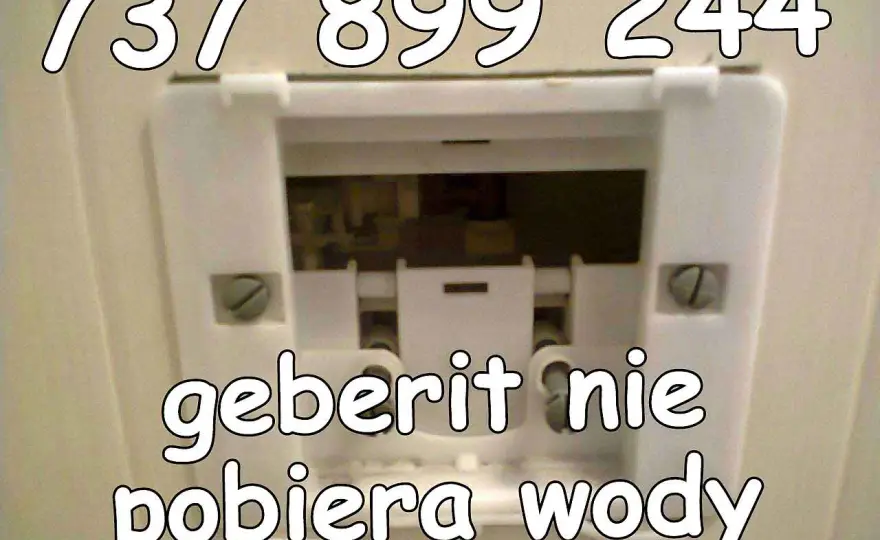 Spłuczka Geberit nie pobiera wody? Napraw to sam!