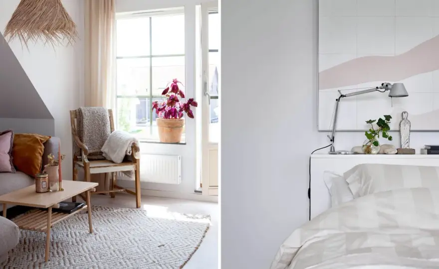 Så får du ett litet sovrum att kännas större