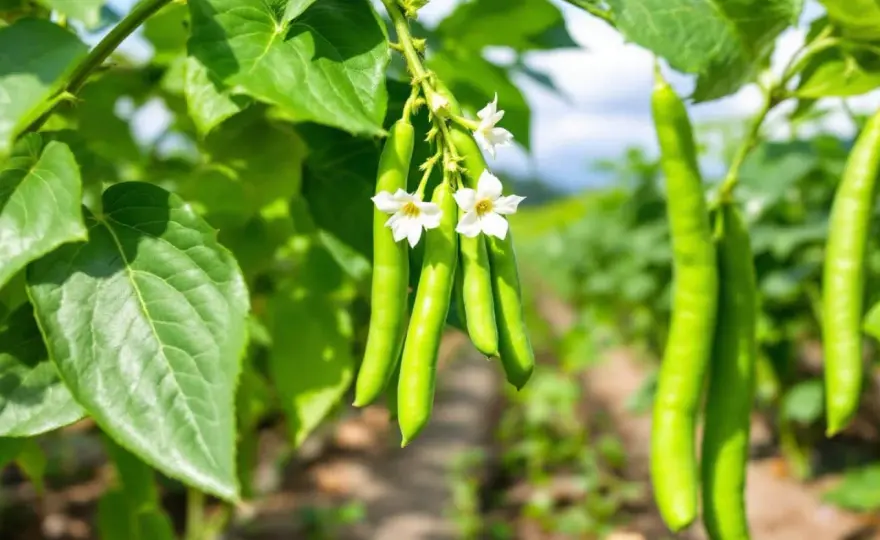 Haricots verts sans fil - Le secret d'une récolte tendre et abondante
