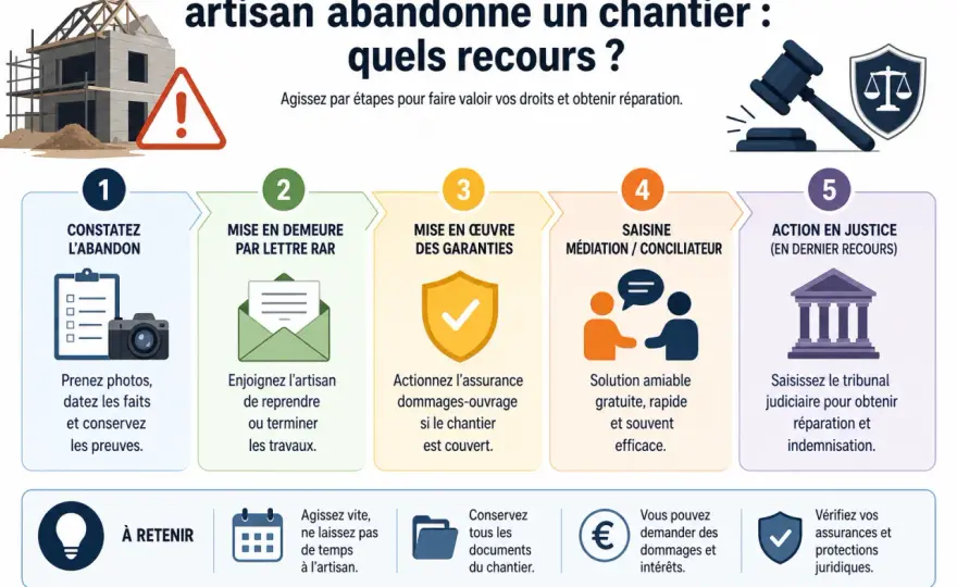 Abandon de chantier - que faire pour protéger vos droits ?