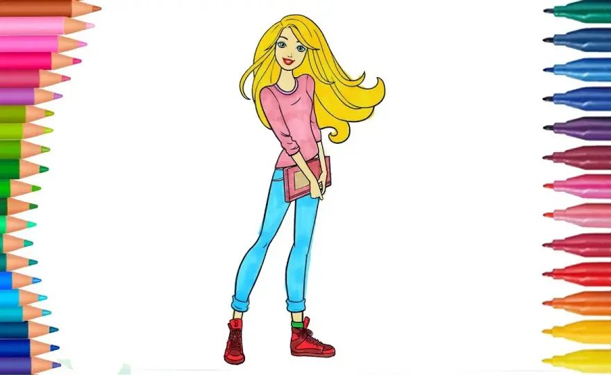 Jak narysować Barbie łatwo i szybko - krok po kroku dla każdego