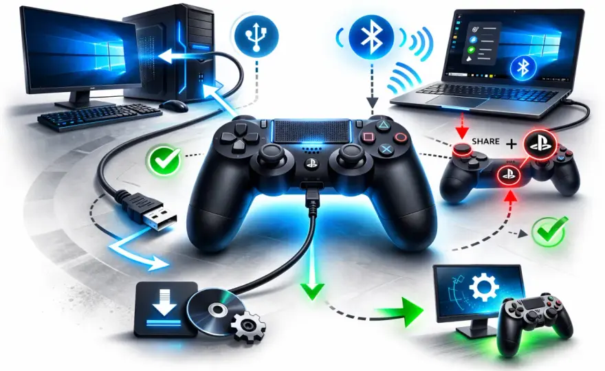 Jak podłączyć pada PS5 do PC? Pełna instrukcja krok po kroku