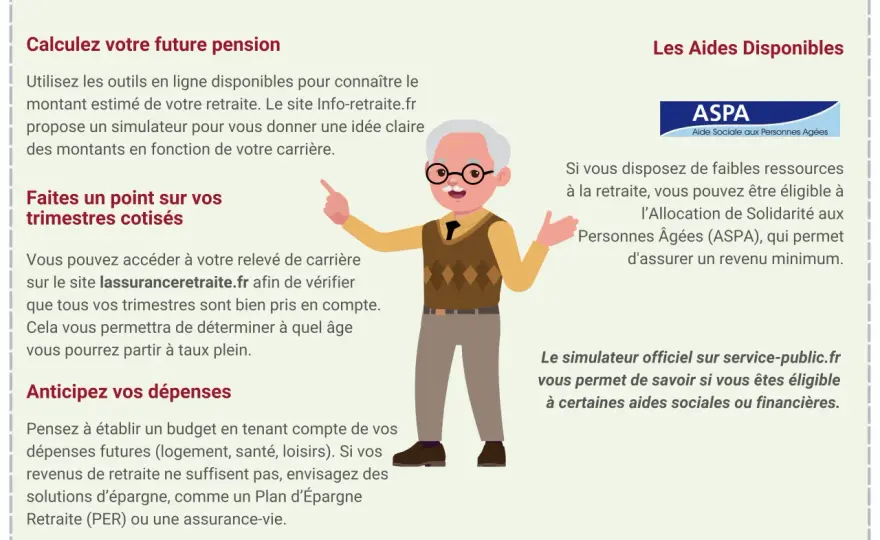 Aides à la retraite - lesquelles demander selon votre situation ?