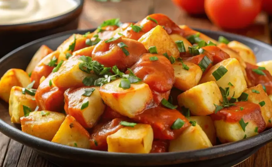 Patatas Bravas - Så får du perfekt krispig potatis & sås