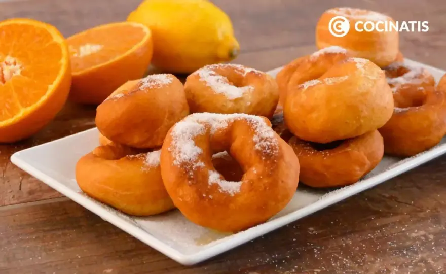 Rosquillas de naranja perfectas - Secretos para que queden tiernas