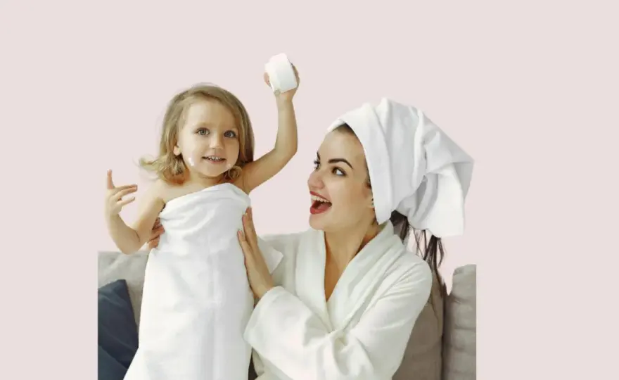 Soin du visage maison pour une petite fille - les bons gestes