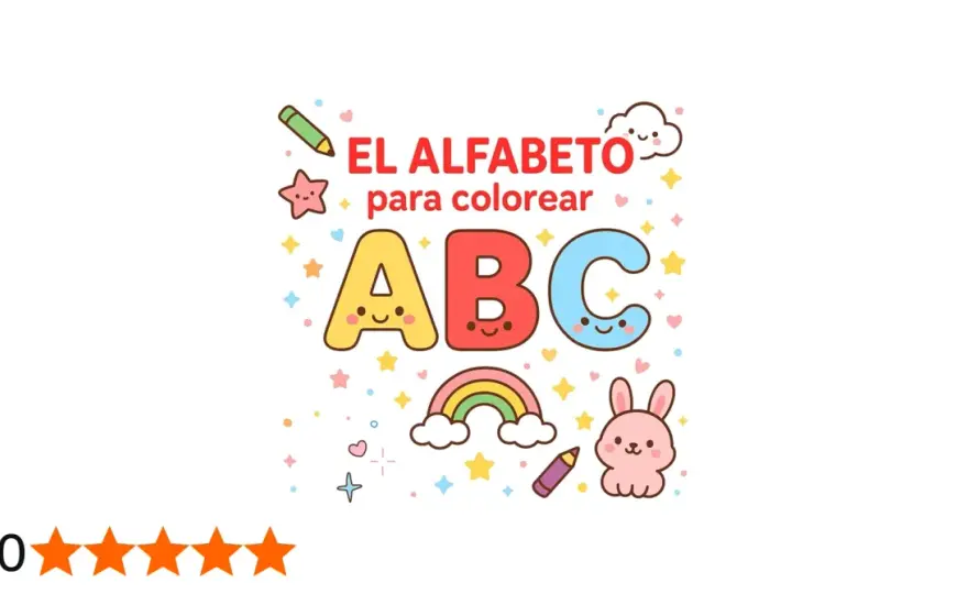 Letras para colorear - ¡Aprende el abecedario de verdad!