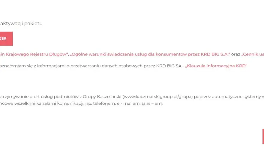 KRD: Ile kosztuje? Darmowe sprawdzenie i cennik dla firm