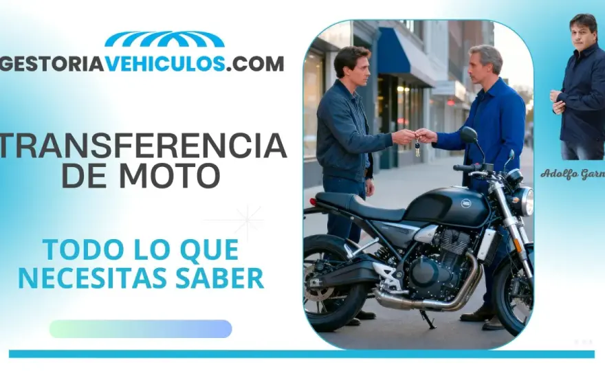 Transferir una moto de segunda mano sin complicarte