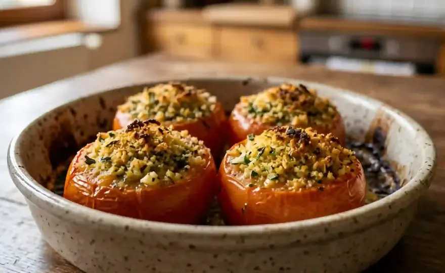 Tomates à la provençale au four, la méthode pour une croûte dorée
