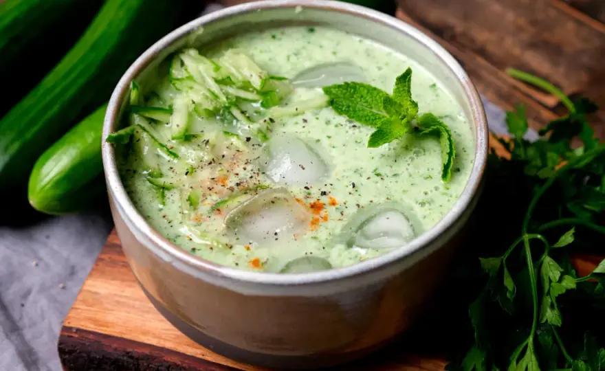 Kalte Gurkensuppe - So wird sie perfekt cremig statt wässrig