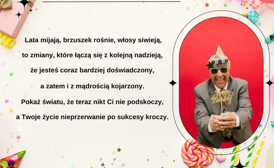 Krótkie, śmieszne życzenia urodzinowe, które rozbawią