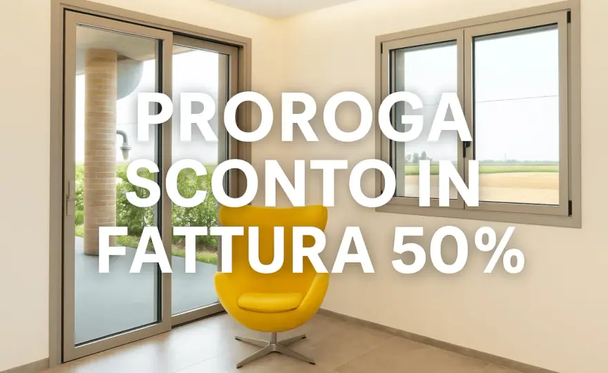 Sconto in fattura al 50% per gli infissi - quando vale davvero