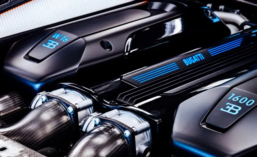 Silnik W16 Bugatti Chiron: 1500 KM, sekrety i koniec legendy