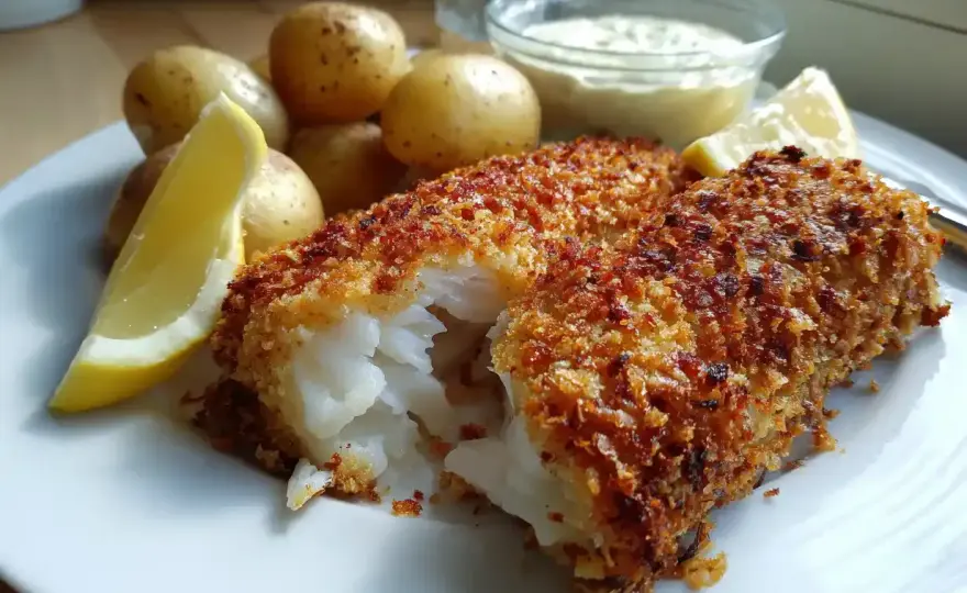 Panerad fisk som blir krispig - så lyckas du hemma